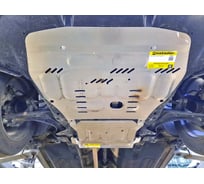 Алюминиевая защита ООО Трио Сервис MOTODOR 4 мм Д,КПП Доп.щит Hyundai Tucson 2021- 340902