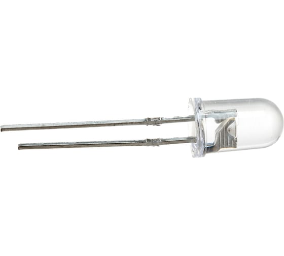 Выводной светодиод Nord-Yada F5 1 LED белый 3,5V 0.06W 5lm TM в уп 2 шт 901958