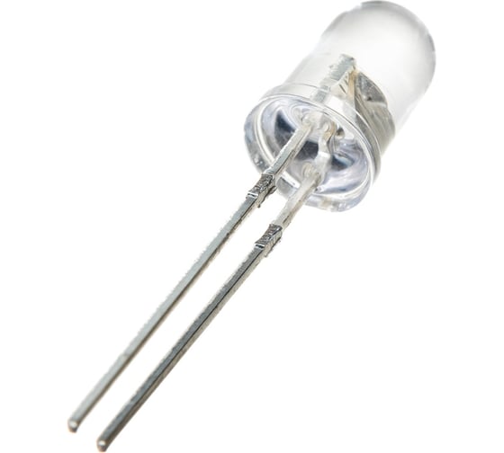 Выводной светодиод Nord-Yada F5 1 LED белый 3,5V 0.06W 5lm TM в уп 2 шт 901958