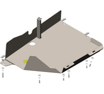 Алюминиевая защита ООО Трио Сервис MOTODOR 5 мм ПрП VW T5, T6 2009- 32715