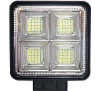 Фара рабочего света Nord-Yada 64 Вт, квадрат, 64 диода, дальний, 108х108х40 мм 908818