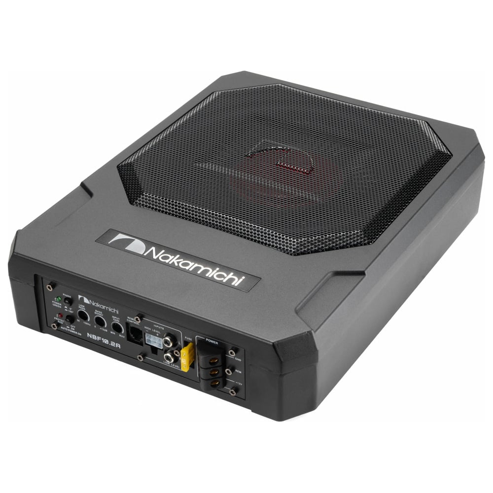 Активный плоский сабвуфер NAKAMICHI 10", алюминиевый корпус, 150 Вт ...