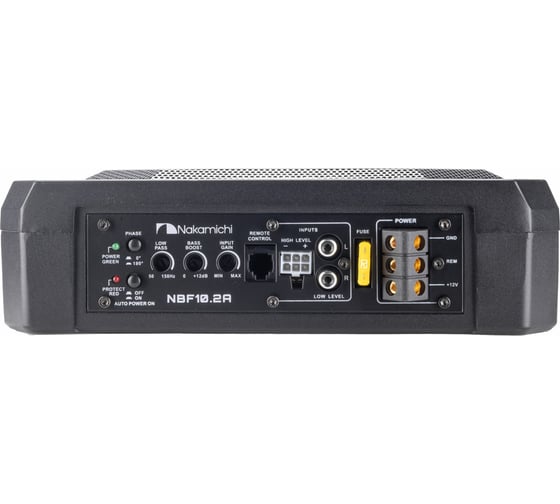Активный плоский сабвуфер NAKAMICHI 10", алюминиевый корпус, 150 Вт номинальная мощность, 900 Вт максимальная мощность NBF10.2A NAK-NBF10.2A