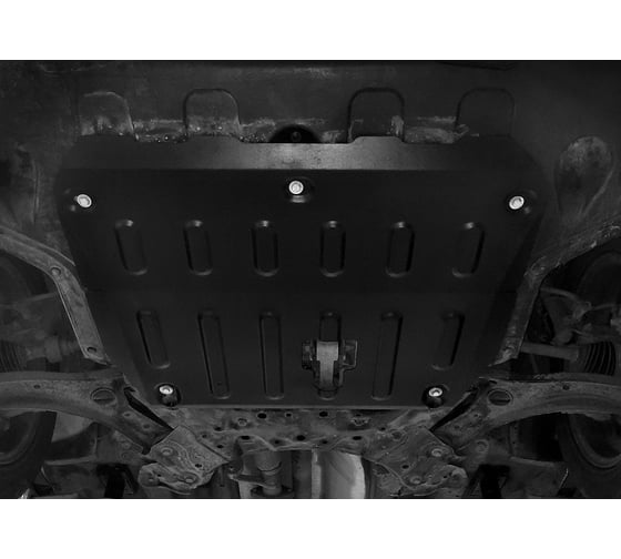 Защита картера + КПП АвтоБроня комплект крепежа, Hyundai Creta, 2016-2021 111.02360.1.1