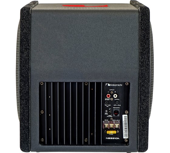 Корпусной активный сабвуфер закрытого типа NAKAMICHI 2х10", 2х100 Вт, 1000 Вт NBS210A NAK-NBS210A