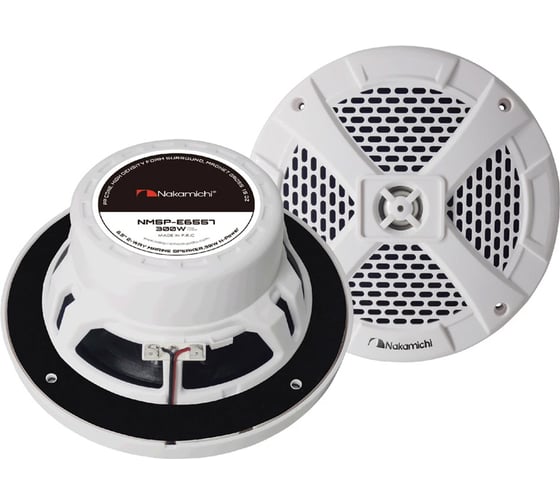 2-х полосная морская акустика NAKAMICHI 6.5", Peak Power 300 Вт/пара NMSP-E6557 NAK-NMSP-E6557