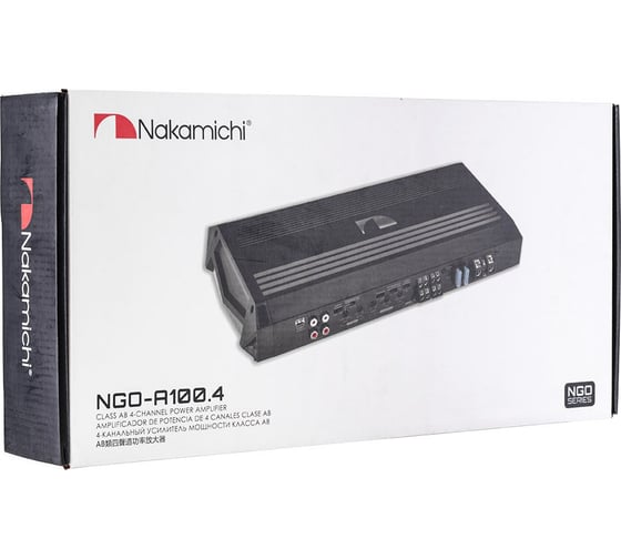 4-х канальный усилитель NAKAMICHI 4х100 Вт NGO-A100.4 NAK-NGO-A100.4