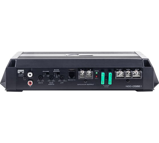 Цифровой усилитель NAKAMICHI 1х500 Вт, class D NGO-D500.1 NAK-NGO-D500.1