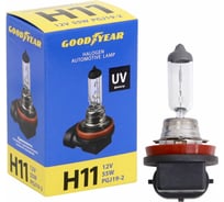 Автомобильная лампа Goodyear галогенная, Н11, 12 В, 55 Вт, PGJ19-2 GY010110