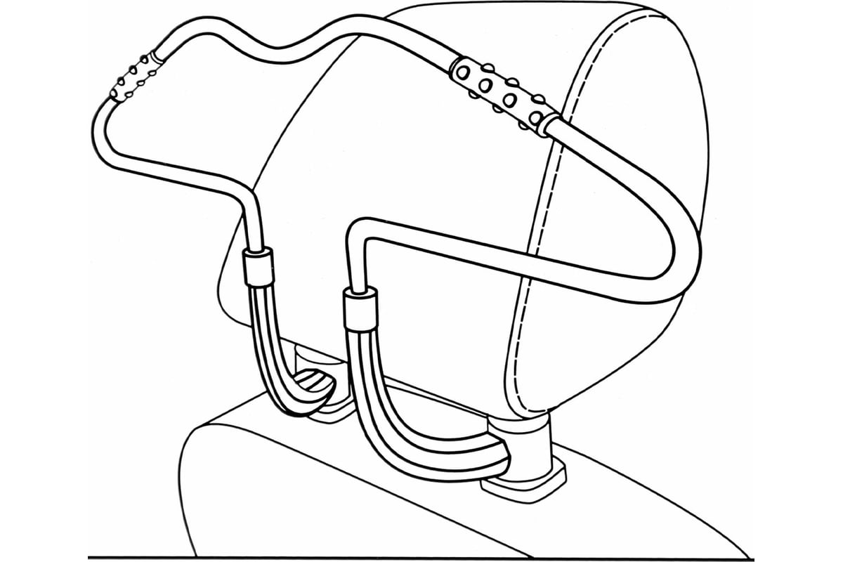 Вешалка автомобильная на подголовник