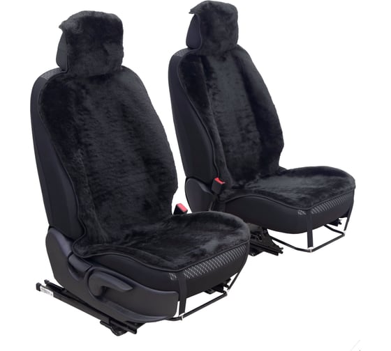 Меховая накидка SENATOR Country Wool, короткий ворс, натуральная овчина (шерсть), комплект SC042BK 1