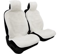 Меховая накидка SENATOR Country Wool короткий ворс, натуральная овчина (шерсть), комплект SC042WH