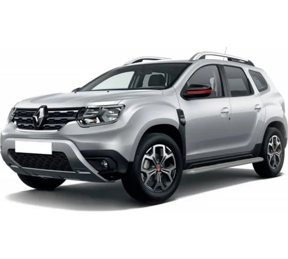 Защита порогов с алюминиевой площадкой PT Group Ø51 мм, ИСКРА (ППК), RENAULT Duster 2021 RDU-21-330301.11