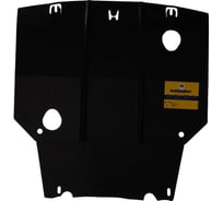 Стальная защита ООО Трио Сервис 2 мм, двигатель, КПП, Honda Jazz MOTODOR 00814