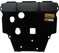 Стальная защита ООО Трио Сервис 2 мм, двигатель, КПП, Hyundai i20/Kia Soul MOTODOR 01010