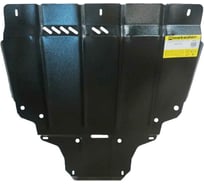 Стальная защита ООО Трио Сервис 2 мм, двигатель, КПП, Mercedes-Benz GLA 200, 2014-2019 г.в. MOTODOR 01232