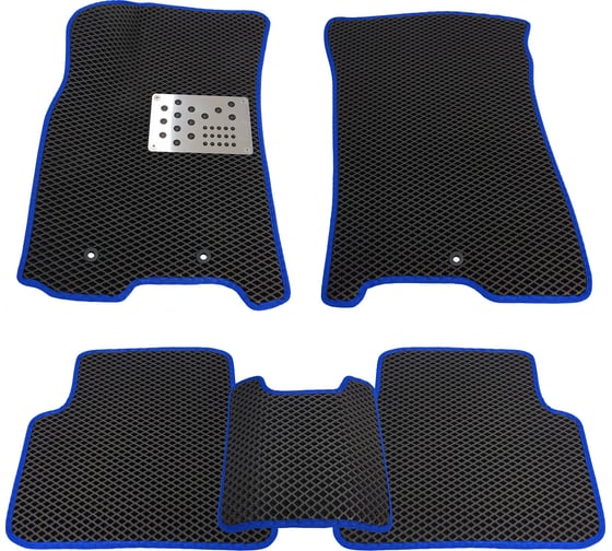 Коврики ООО Депавто для Mitsubishi Lancer X 2007-2017 компл. 5 шт. AEV6106010641