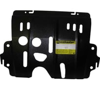 Стальная защита ООО Трио Сервис 2 мм, двигатель, КПП, Renault Kangoo MOTODOR 01716