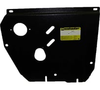 Стальная защита ООО Трио Сервис 2 мм, двигатель, КПП, МФ, Honda Civic hatchback 2012 MOTODOR 00832