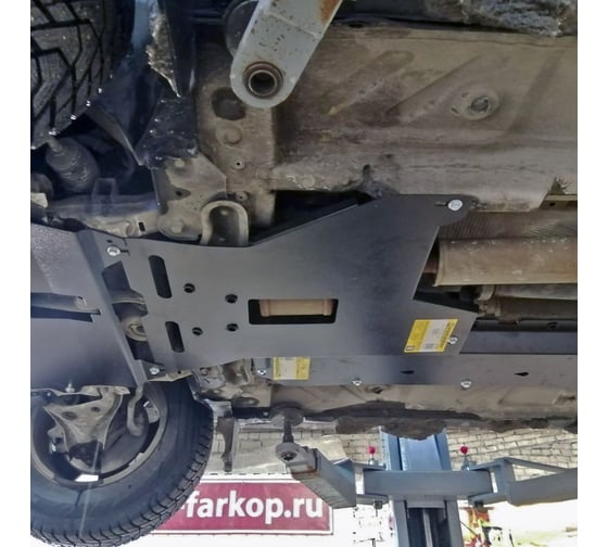 Стальная защита ООО Трио Сервис 2 мм, двигатель, Renault Duster, Kaptur, Arkana MOTODOR 01739