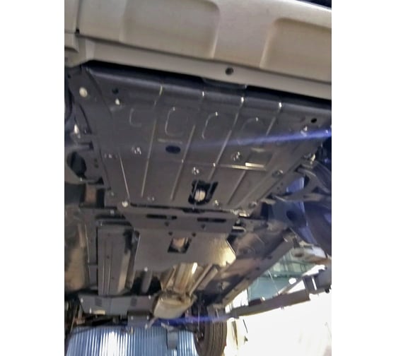Стальная защита ООО Трио Сервис 2 мм, двигатель, Renault Duster, Kaptur, Arkana MOTODOR 01739