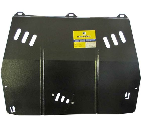 Стальная защита ООО Трио Сервис 2 мм, двигатель, КПП, Renault Laguna III MOTODOR 01703