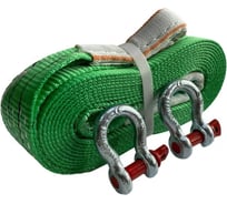 Буксировочный трос со скобой ТамбовТехСнаб 3/6т, 5 м, скоба/скоба RBOOS3T5MSS