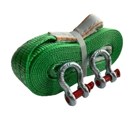 Буксировочный трос со скобой ТамбовТехСнаб 3/6т, 10 м, скоба/скоба RBOOS3T10MSS 1