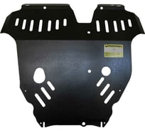 Стальная защита ООО Трио Сервис 3 мм, двигатель, КПП, Mitsubishi Endeavor MOTODOR 11323