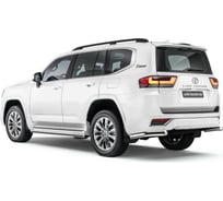 Защита заднего бампера Rival d76, уголки+комплект крепежа R.5727.005