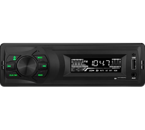 Медиа ресивер SWAT 1 din 4x15 Вт, MP3, USB, SD, зеленые кнопки MEX-1032UBG