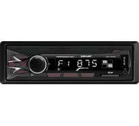 Ресивер SWAT 1 din медиа 4x50 Вт, BT, MP3, USB, SD, 2RCA, красные кнопки MEX-1045UBA