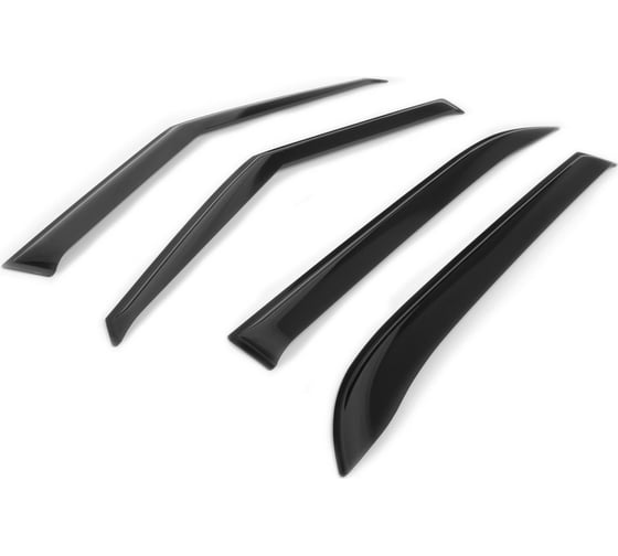 Дефлекторы окон для Hyundai Creta II 2021-, листовой ПММА, 4 шт Rival 32310002 1