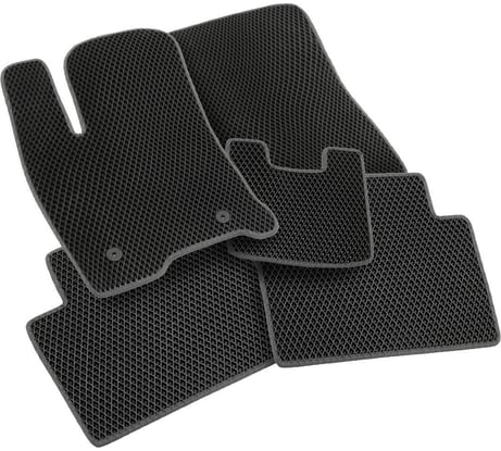 Коврики Vicecar ЕВА для Nissan Qashqai 2006-2013 Cборка Великобретания EV32018X-темносерый