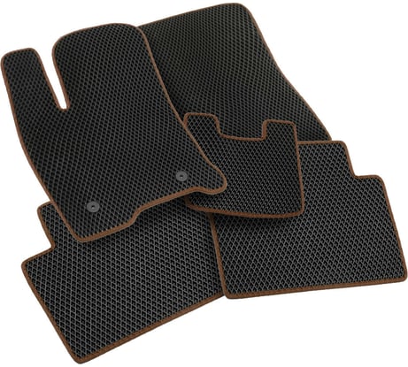 Коврики Vicecar ЕВА для Nissan Qashqai 2006-2013 Cборка Великобретания EV32018X-коричневый