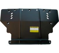 Стальная защита ООО Трио Сервис 2 мм, двигатель, КПП, ГУР, Audi A6 2011-2018 MOTODOR 00141