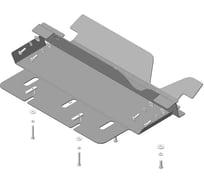 Стальная защита ООО Трио Сервис НЛ, 3 мм, Land Rover Defender 2007 MOTODOR 13224