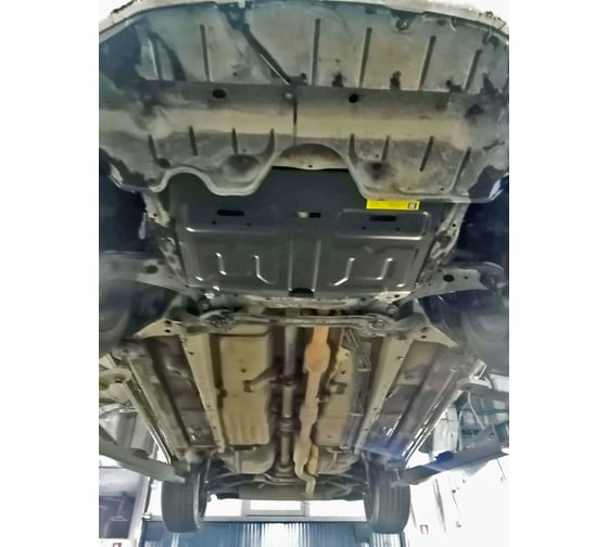 Стальная защита ООО Трио Сервис 2 мм, двигатель, КПП, Toyota Camry, 2011-2018 гг. MOTODOR 72502