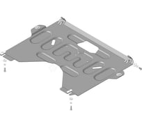 Стальная защита ООО Трио Сервис 2 мм, двигатель, КПП, Nissan Teana MOTODOR 71412