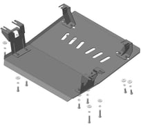Стальная защита ООО Трио Сервис 2 мм, радиатор, JBC 1060 c 2014 г. MOTODOR 27303