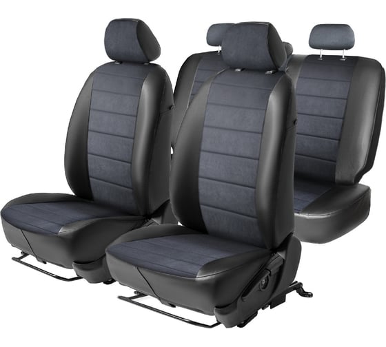 Авточехлы Rival Kia Rio Sd 40/60 2011-2017, строчка, Hyundai Solaris Sd 40/60 SC.2801.3 1