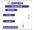 Антенна автомобильная Opek RCB-2709 (26-28 МГц) 1610 мм,без крепления, подходит магнит AM-106 00024800 3