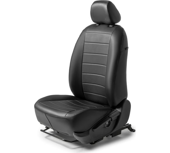 Авточехлы Rival Lada Granta Sd, Lb, 40/60, 2018- комплектация Luxe, экокожа, строчка SC.6015.1 1