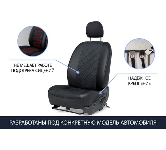 Авточехлы Rival Renault Duster, 40/60, 2015-2021, Nissan Terrano, 40/60, 2018 SC.4702.4