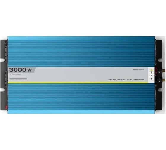 Инвертор Pitatel 24В/220В, чистый синус, 3000W KV-P3000RU.24