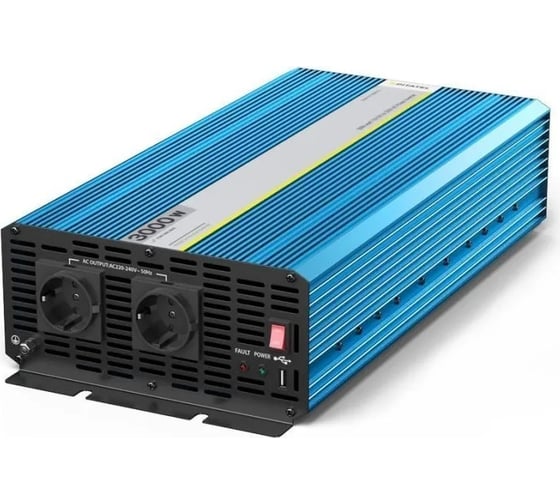 Инвертор Pitatel 24В/220В, чистый синус, 3000W KV-P3000RU.24