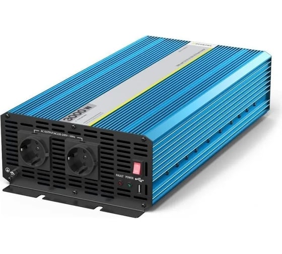 Инвертор Pitatel 12В/220В, чистый синус, 3000W KV-P3000RU.12