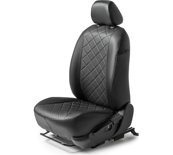 Авточехлы Rival Kia K5, 40/60, 2020, экокожа, ромб SC.2811.2 1