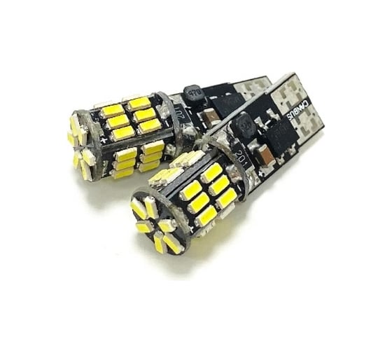 Светодиодная лампа VETTLER 12/24 V T10-30 3014 SMD белая, 2 шт. T101224301430CanbusWhite