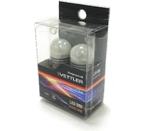 Светодиодная лампа VETTLER 12/24V 3157-6 3030 W2.5x16q SMD белая, 2 шт. 3157122430306White